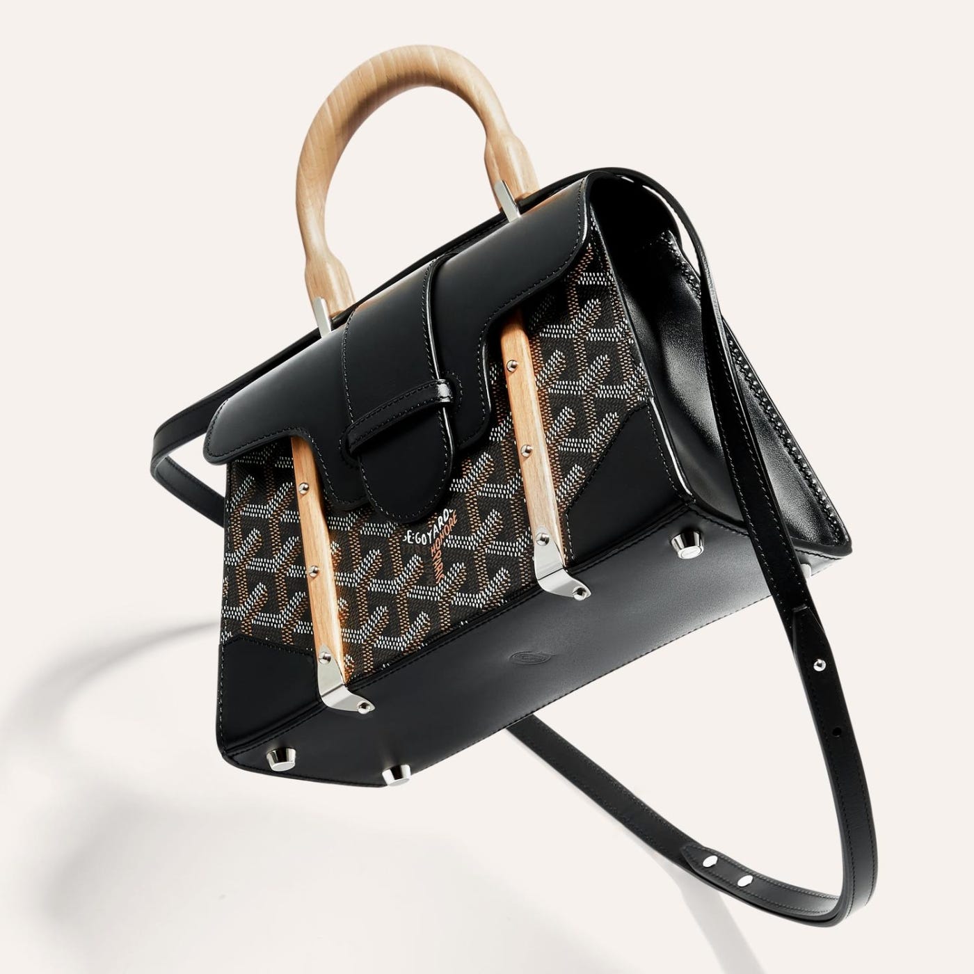 Goyard Saigon Structured Mini Bag Black - Image 5